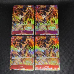 Sabo OP05-007 Illustration Box Vol. 5 Promo 4 Card Play Set Lot One Piece - Image 1