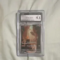CGC 9.5 Charmander 168/165 Scarlet & Violet 151 Pokemon Card English 2023 - Image 1