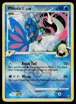 Pokemon Card - Milotic C (League Promo) Crosshatch 35/147 Holo Reverse Holo - Image 1