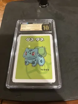 Old Maid Japanese Pokemon Center Red Back 2019 Promo Playing Card - Bulbasaur - Image 1