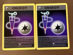 Full Heal Energy 81/82 Team Rocket Regular - Pokemon Card x2 - Image 1