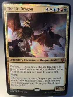 Magic MTG The Ur-Dragon - Oversized Foil *Commander 2017* See Pics! - Image 1