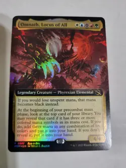 MTG OMNATH, LOCUS OF ALL FOIL FULL ART EX-MINT FREE SHIP!!! - Image 1
