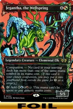 Jegantha, the Wellspring ** FOIL SHOWCASE #44 ** Multiverse Legends - NM MTG - Image 1