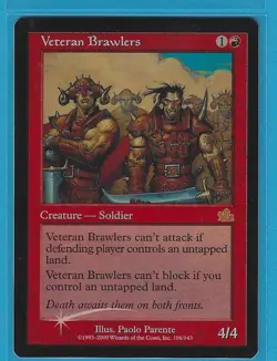 Magic MTG - Prophecy "Veteran Brawlers" FOIL X1 - Image 1