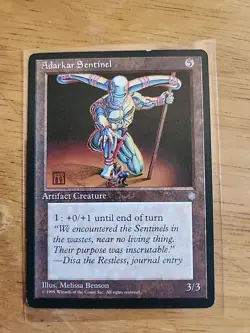 Adarkar Sentinel - Ice Age - MTG Magic - Uncommon - Artifact Creature - Image 1