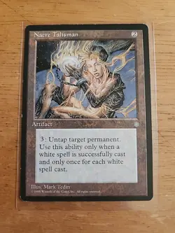 Nacre Talisman - Ice Age - MTG Magic - Uncommon - Artifact - Image 1