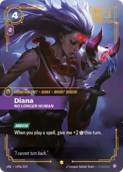 Riftbound TCG | Diana - No Longer Human (Alternate Art) | 149a/219 | Unleashe... - Image 1