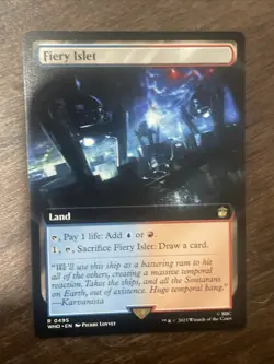 Fiery Islet (Extended Art) Universes Beyond: Doctor Who Regular - Image 1