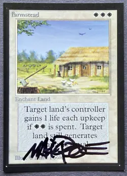 Signed MTG Magic Mark Poole Artist Proof _ Beta _ FARMSTEAD _ VHTF 1/50! - Image 2