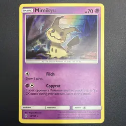 Pokemon - Mimikyu 58/145 Holo Rare - Guardians Rising - Image 1