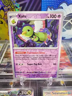 Xatu 072/182 Reverse Holo Rare Pokemon TCG S&V Paradox Rift - Image 1