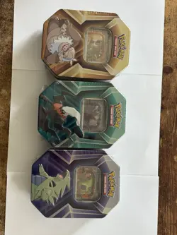 Pokemon TCG Triple Whammy Sealed Tins Set Of 3 Destined Rivals/Journey Together - Image 1
