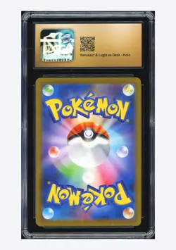 Pokemon CGC 10 PRISTINE AUTO 10 Grass Energy Holo Red Yanran 2023 #GRA CLF JPN - Image 2