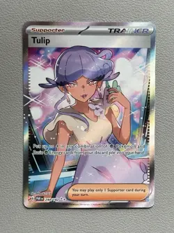 Pokemon Tulip 244/182 SV04: Paradox Rift Ultra Rare Full Art Holo - Image 1