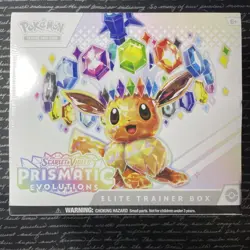 Prismatic Evolutions Elite Trainer Box New Factory Sealed ETB Pokemon Slight Dmg - Image 1