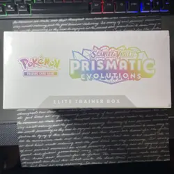 Prismatic Evolutions Elite Trainer Box New Factory Sealed ETB Pokemon Slight Dmg - Image 5