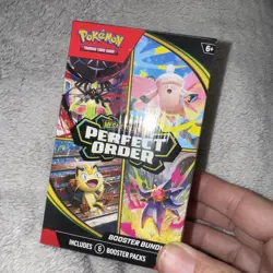 Pokemon Mega Evolution Perfect Order Booster Bundle, 6 Packs, Collectible Card - Image 1
