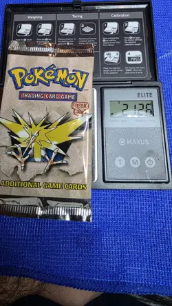 🔥⚖ HEAVY! 21.26 G. Pokemon Fossil Booster Pack — Lapras Artwork — BIG MINT 🔥⚖ 742818061599 - Image 1