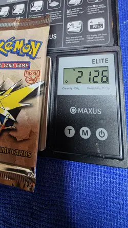 🔥⚖ HEAVY! 21.26 G. Pokemon Fossil Booster Pack — Lapras Artwork — BIG MINT 🔥⚖ 742818061599 - Image 2