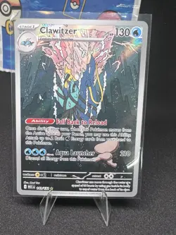 Clawitzer 141/132 Illustration Rare Mega Evolution Pokemon Holo NM - Image 1