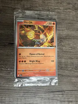 4x Pokemon TCG Chaos Rising Ho-Oh Stamped EB Games Promo (Sealed) - Image 2