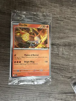 4x Pokemon TCG Chaos Rising Ho-Oh Stamped EB Games Promo (Sealed) - Image 3