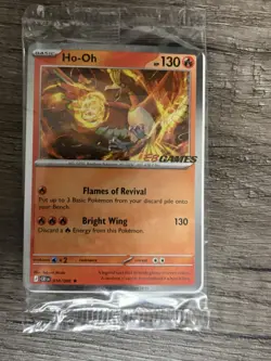 4x Pokemon TCG Chaos Rising Ho-Oh Stamped EB Games Promo (Sealed) - Image 5