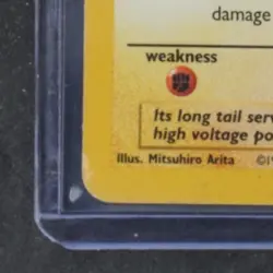 1999 POKEMON FOSSIL #29/62 RAICHU - Image 4