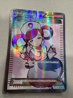 Pokemon Center Lady (105 Full Art) 105/106 Flashfire Holo - Image 1
