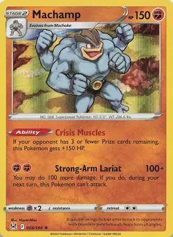 Machamp 088/196 Holo Rare Lost Origin Pokemon Near Mint - Image 1