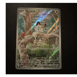 The Pokemon Company Meowth 106/094 Me02: Phantasmal Flames Holo Rare Nm - Image 1