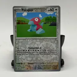 Pokemon TCG Porygon Scarlet & Violet - 151 137/165 Reverse Holo Common NM - Image 1