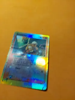 2003 Pokemon Sandstorm Growlithe #65/100 Reverse Holo DAMAGED - Image 3