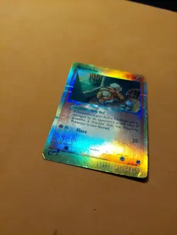 2003 Pokemon Sandstorm Growlithe #65/100 Reverse Holo DAMAGED - Image 4