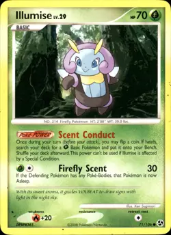 Illumise 71/106 Common - Pokemon Great Encounters 2008 HP - Image 1