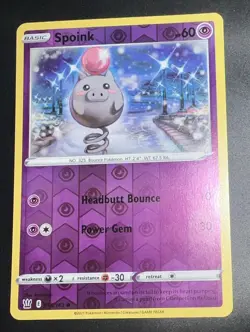 Pokemon Battle Styles Spoink 55/163 NM/M - Image 1