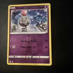 Pokemon Battle Styles Spoink 55/163 NM/M - Image 2