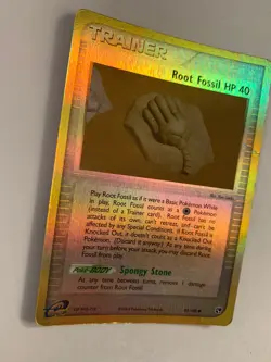 Pokemon TCG - Reverse Holo - Root Fossil 92/100 - EX Sandstorm- Small Crease - Image 2