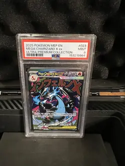 Pokemon Mega Charizard X ex 023 Me: Mega Evolution Promo Holo English PSA 9 - Image 1