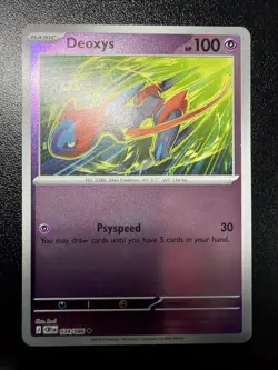 Deoxys - 034/086 - Reverse Holo - Pokemon TCG - ME04: Chaos Rising (CRI) - Image 1