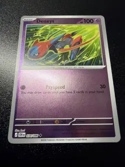 Deoxys - 034/086 - Reverse Holo - Pokemon TCG - ME04: Chaos Rising (CRI) - Image 2
