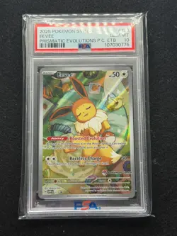 Eevee 173 Promo Prismatic Evolutions Pokemon Center Stamped Gem Mint PSA 10 - Image 1
