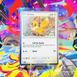 Eevee SVP200 Scarlet & Violet Black Star Promo Holo 🌀 Swirl 🌀 Pokemon TCG - Image 1