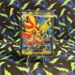 Mega Pyroar Ex 099/086 Chaos Rising Full Art Ultra Rare Pokemon English - Image 1
