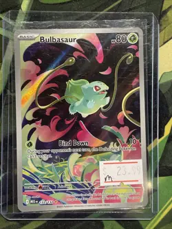 Pokemon Bulbasaur Full Art Holo Illustration Rare Me01: Mega Evolution 133/132 - Image 3