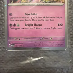 Sealed Pokemon: Xerneas 64/132 Cosmos Holo Mega Evolution Stamp BestBuy Promo - Image 3