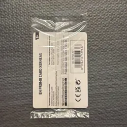Sealed Pokemon: Xerneas 64/132 Cosmos Holo Mega Evolution Stamp BestBuy Promo - Image 4