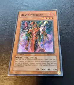 Yugioh Blast Magician FET-EN020 Ultimate Rare 1st Ed. FOIL/HOLO Flaming Eternity - Image 2