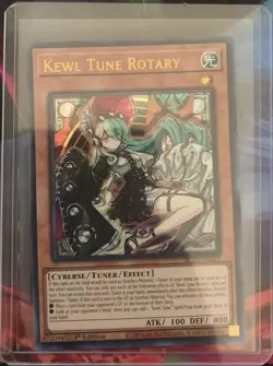Yu-Gi-Oh! TCG - Kewl Tune Rotary BLZD-EN021 Blazing Dominion Ultra Rare 1st Ed - Image 1